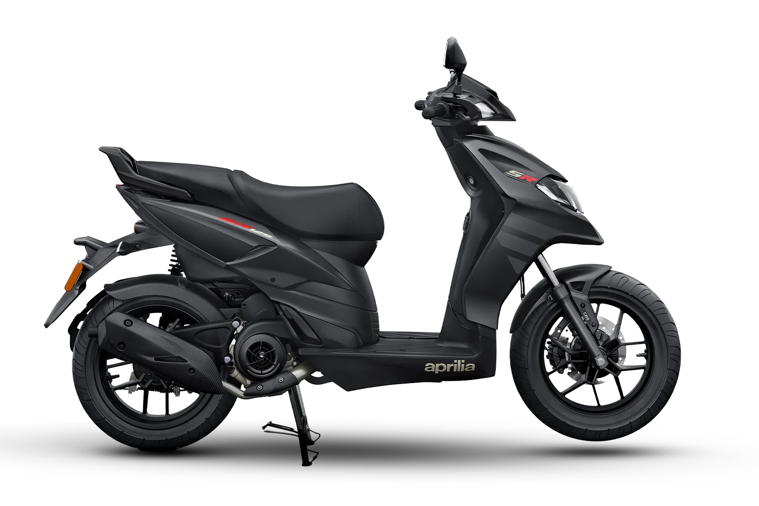 Aprilia SR 125 Matt Black view