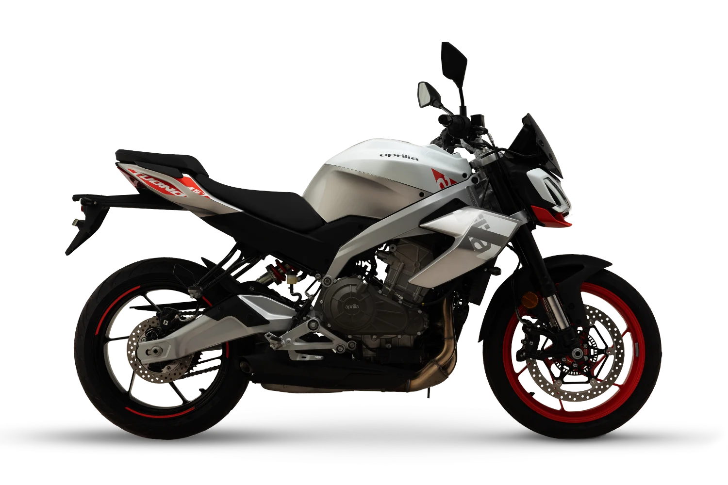 Aprilia Tuono 457 Puma Grey view