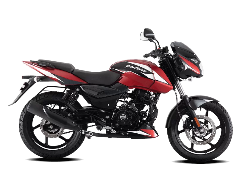 Bajaj Pulsar 150 Red aggressive stance