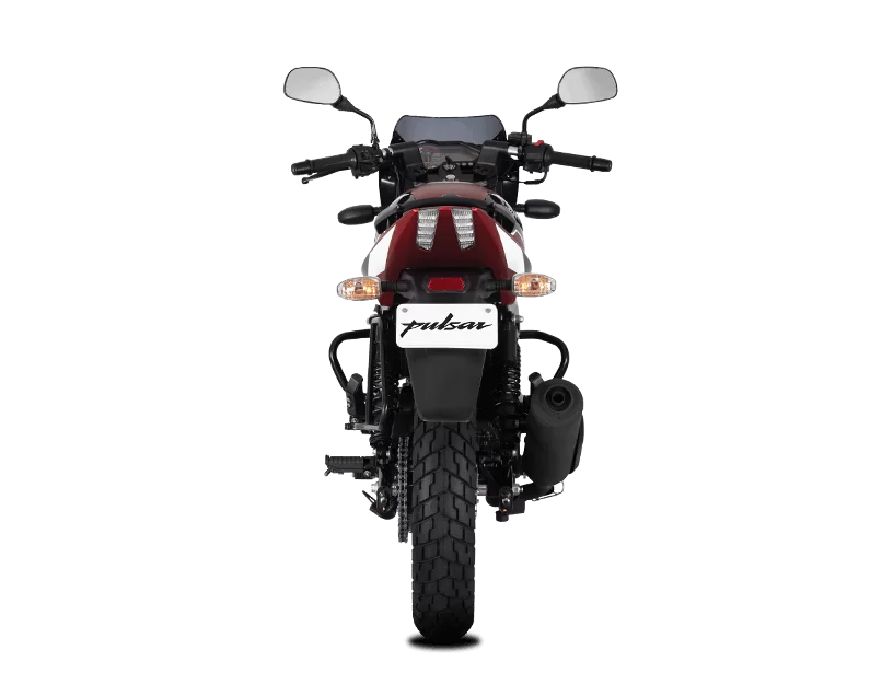 Bajaj Pulsar 180 Red aggressive angle