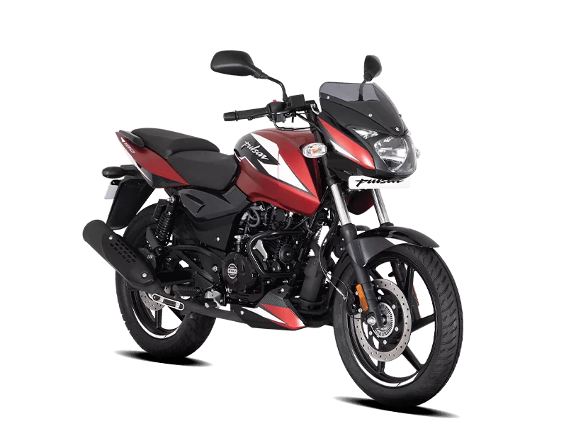 Bajaj Pulsar 180 Red aggressive angle