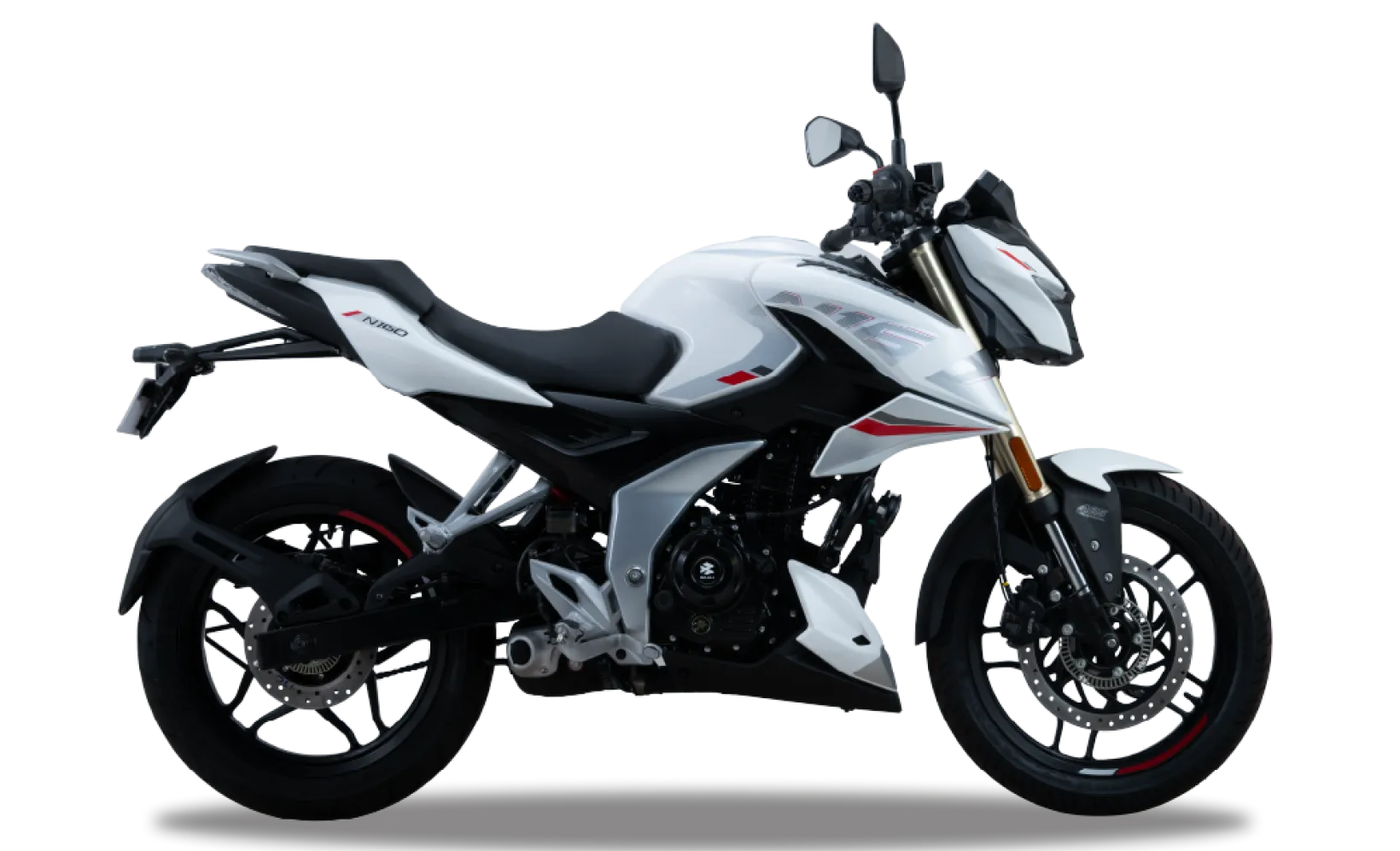 Bajaj Pulsar N160 Pearl Metallic White