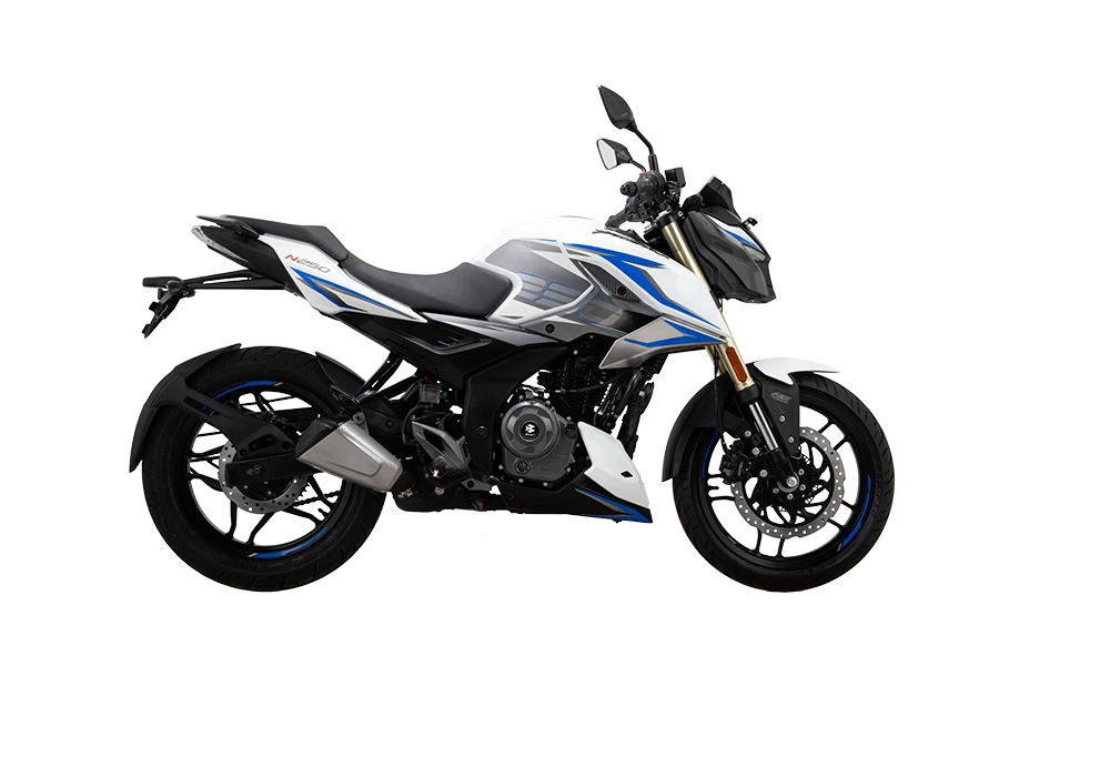 Bajaj Pulsar N250 Pearl Metallic White