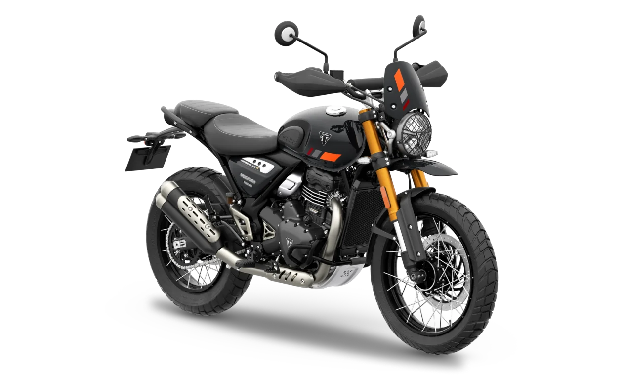 Triumph Scrambler 400 XC off road bike India specs price adventure motorcycle