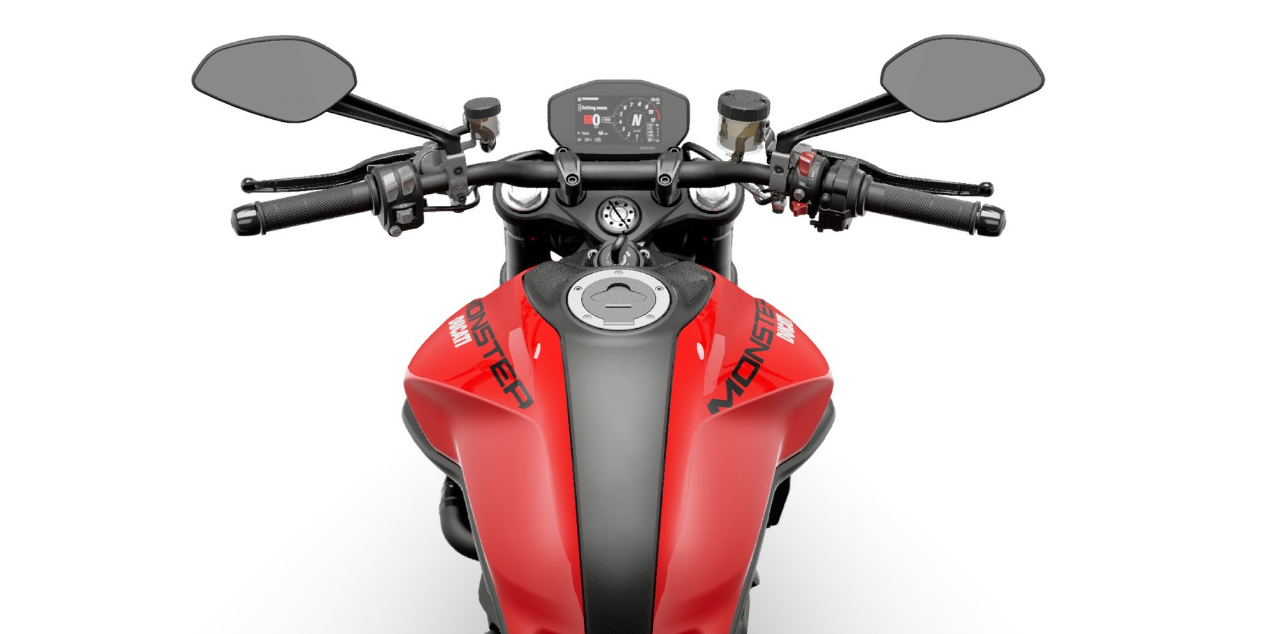 Ducati Monster Ducati Red front view