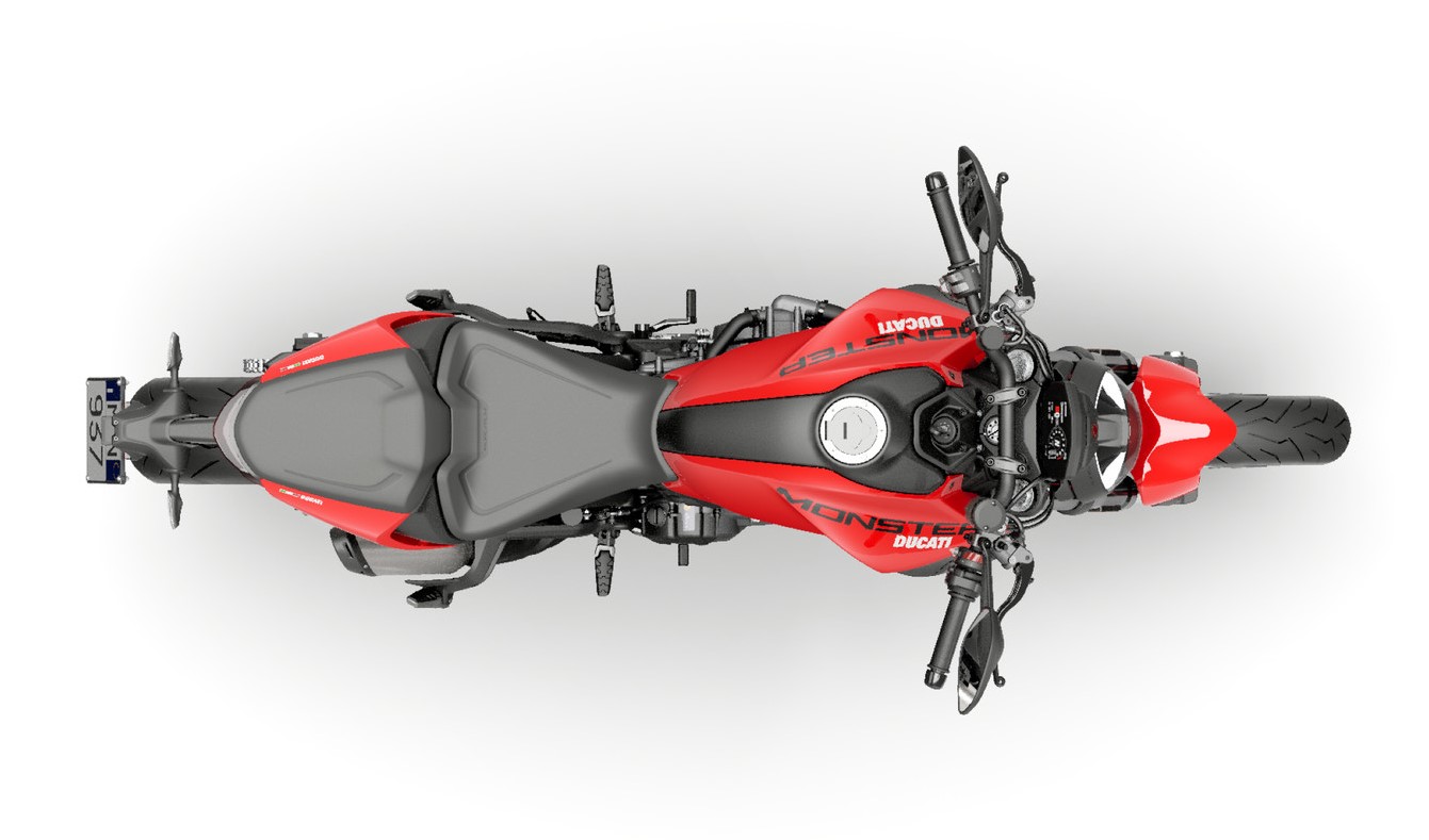 Ducati Monster Ducati Red front view