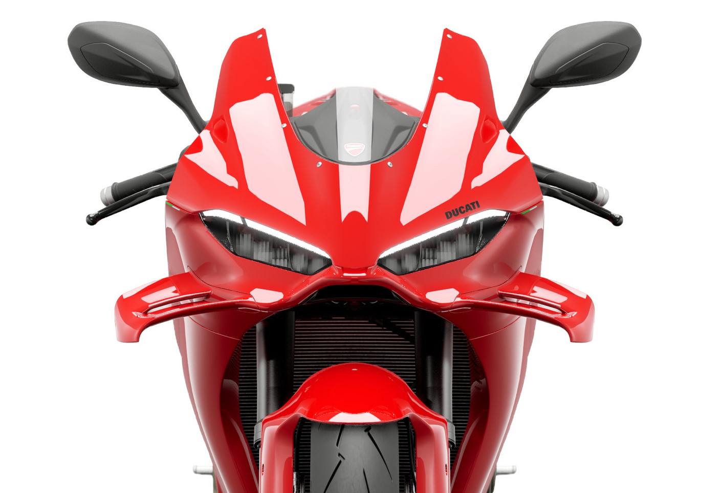 Ducati Panigale V4 Ducati Red front three-quarter