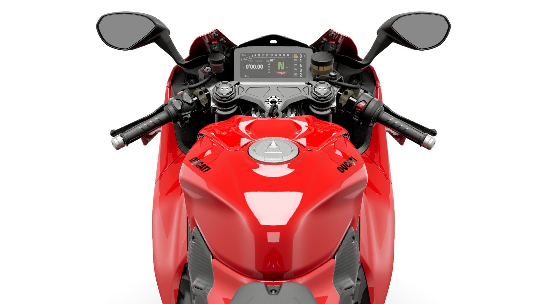 Ducati Panigale V4 Ducati Red front three-quarter