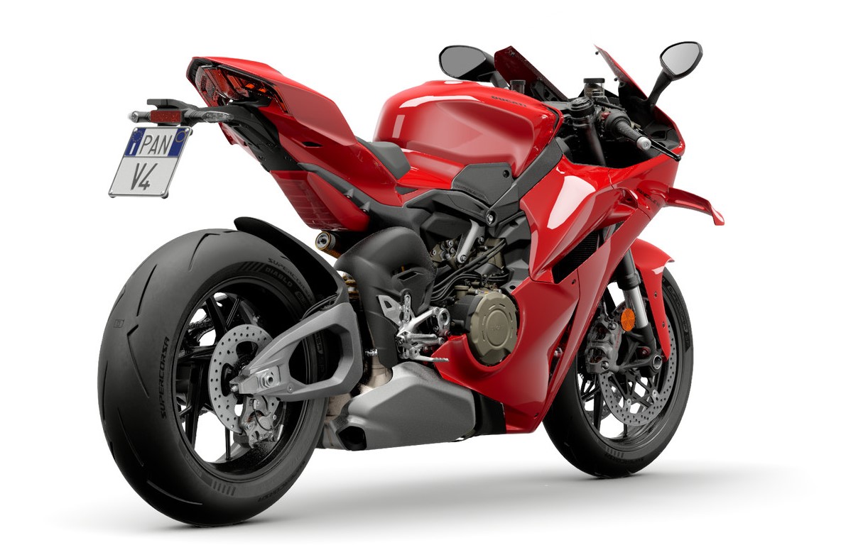 Ducati Panigale V4 Ducati Red front three-quarter