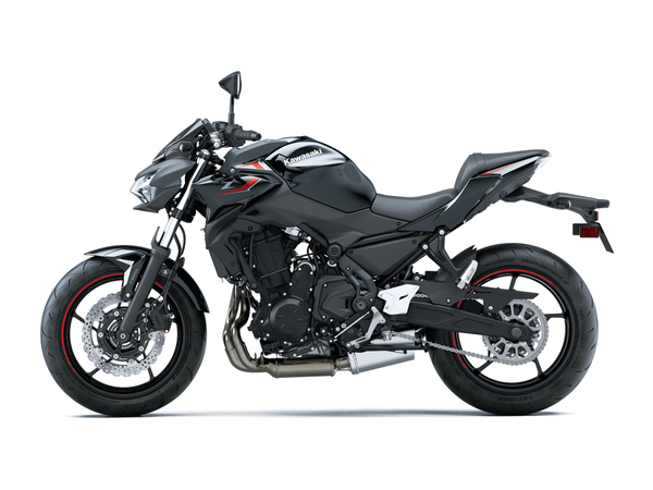 Kawasaki Z650 front view with LED headlight
