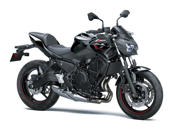 Kawasaki Z650 Metallic Black side profile