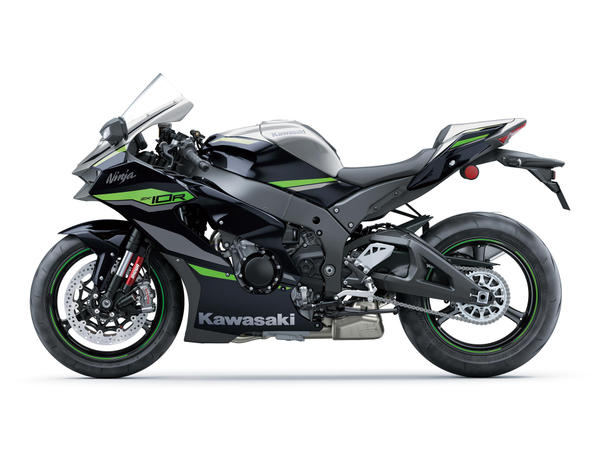 Kawasaki Ninja ZX-10R Metallic Black side profile