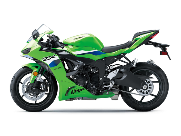 Kawasaki Ninja ZX-6R front view with new LED headlight