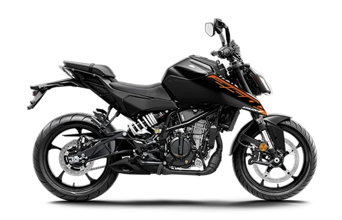 KTM Duke 250 Ebony Black stealth look