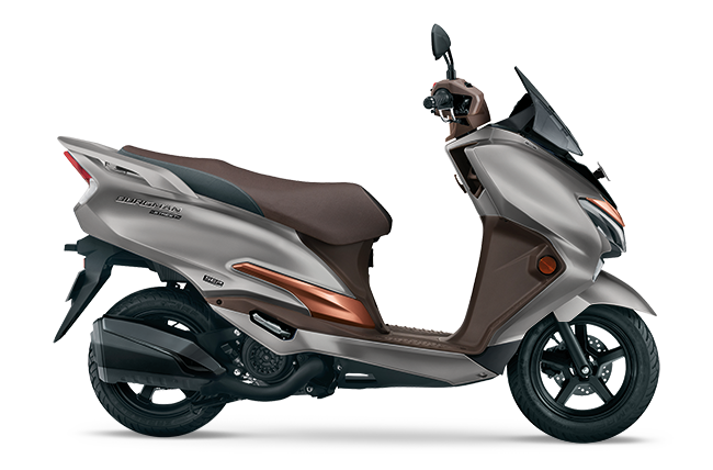 Suzuki Burgman Street Metallic White 