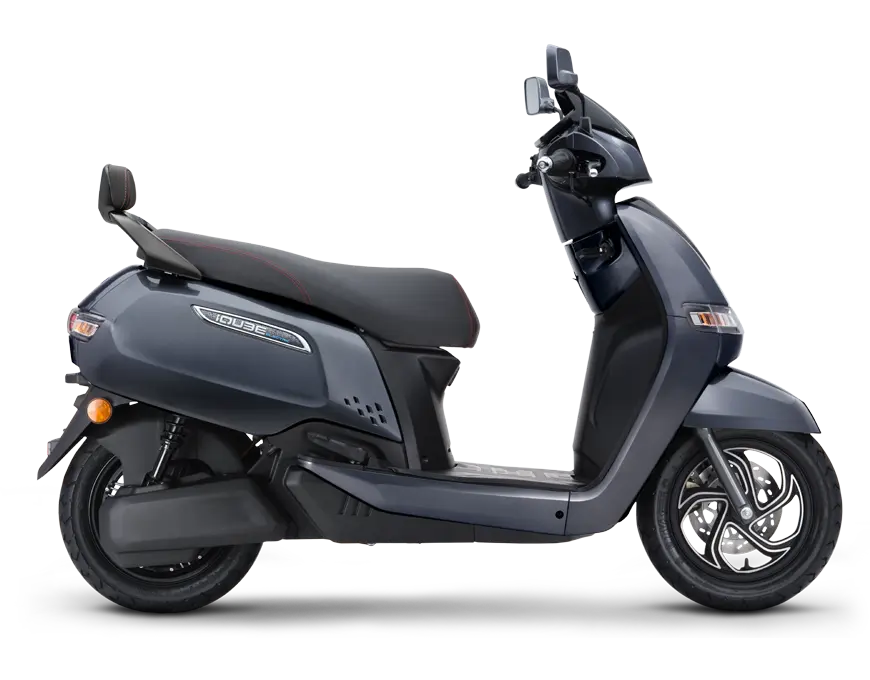 TVS iQube Titanium Grey