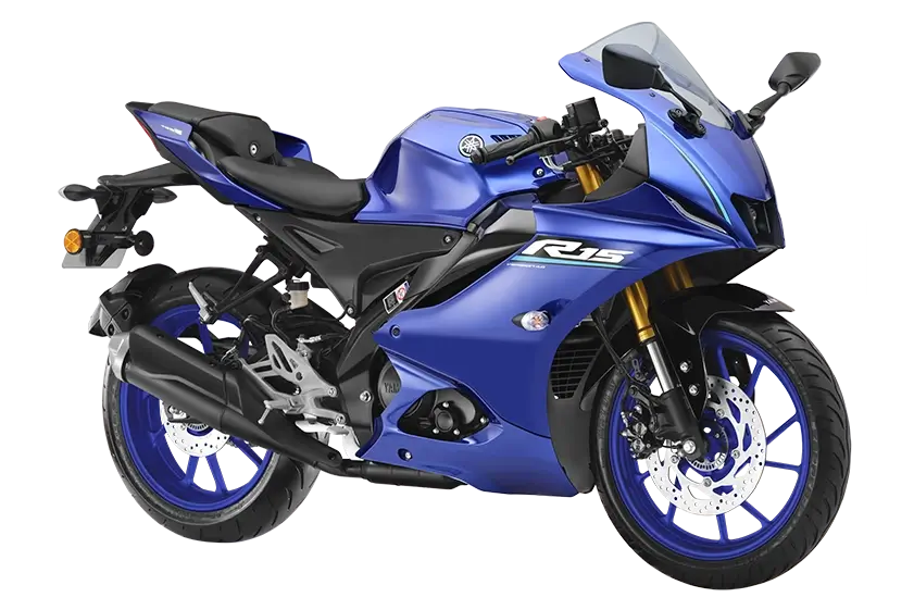 Yamaha R15 Racing Blue sport edition side view