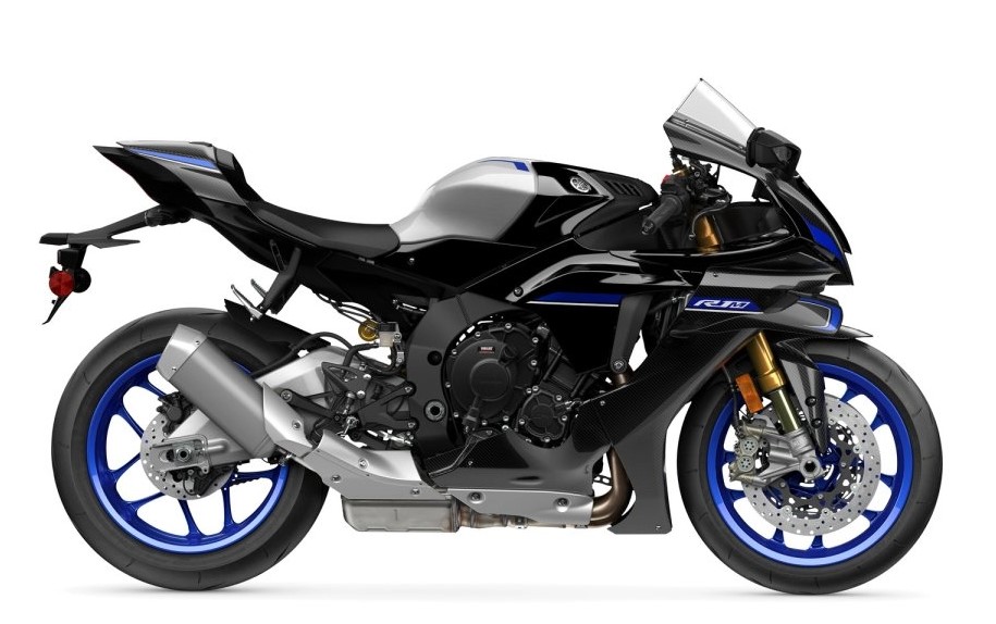 Yamaha YZF-R1 Matte Raven Black side view